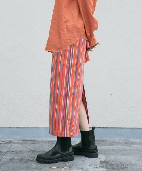 KBF / ケービーエフ スカート | ストライプペンシルスカート | 詳細3