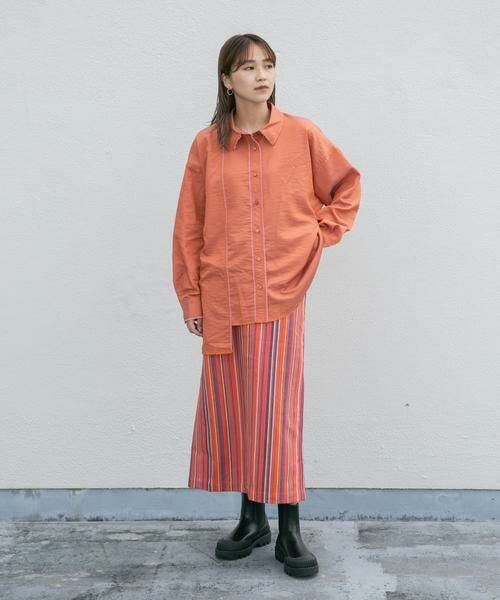 KBF / ケービーエフ スカート | ストライプペンシルスカート | 詳細4