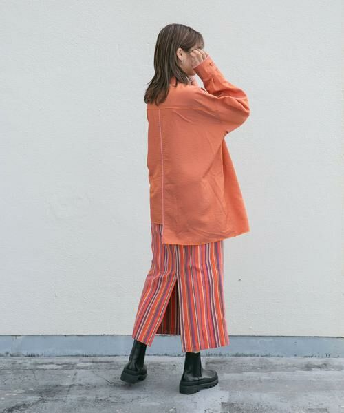KBF / ケービーエフ スカート | ストライプペンシルスカート | 詳細5