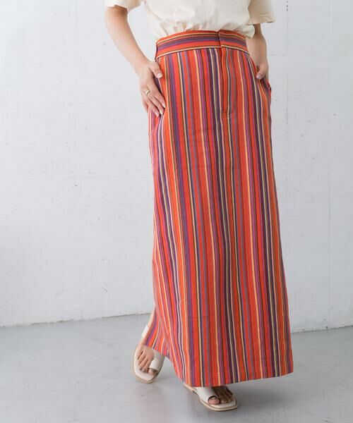 KBF / ケービーエフ スカート | ストライプペンシルスカート | 詳細6