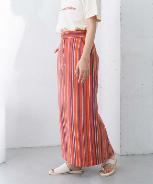 KBF / ケービーエフ スカート | ストライプペンシルスカート | 詳細8