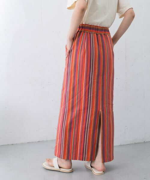 KBF / ケービーエフ スカート | ストライプペンシルスカート | 詳細9