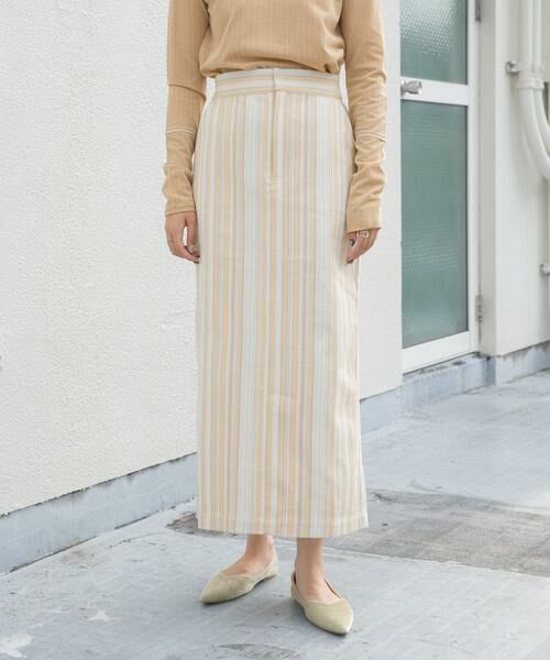 KBF / ケービーエフ スカート | ストライプペンシルスカート | 詳細17