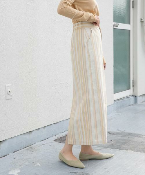 KBF / ケービーエフ スカート | ストライプペンシルスカート | 詳細18