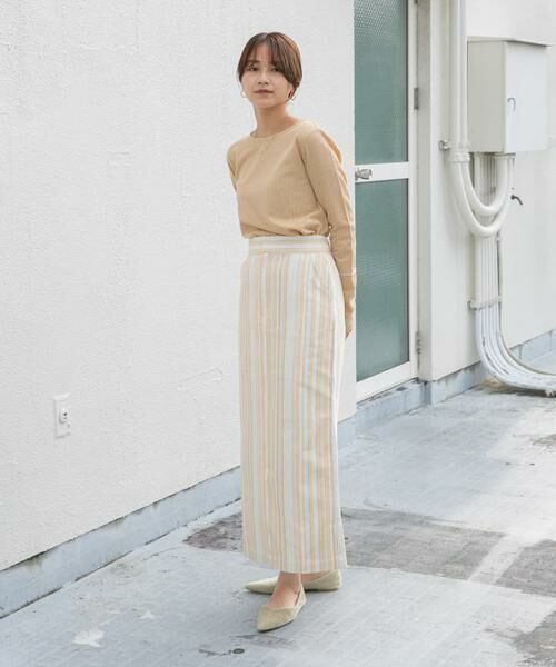 KBF / ケービーエフ スカート | ストライプペンシルスカート | 詳細20