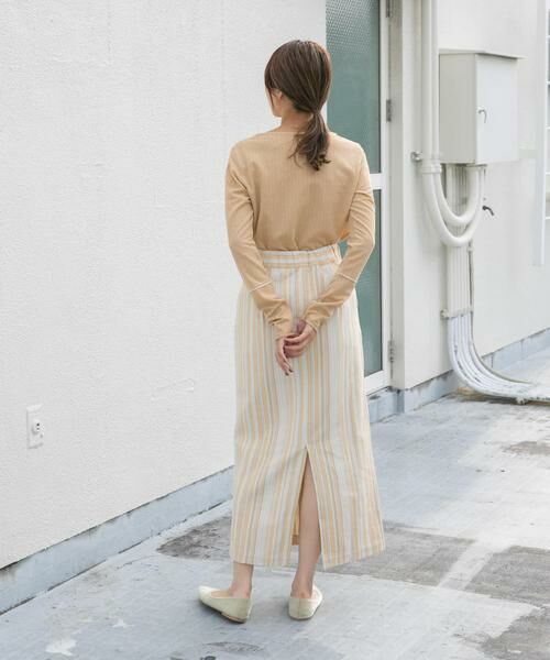 KBF / ケービーエフ スカート | ストライプペンシルスカート | 詳細22