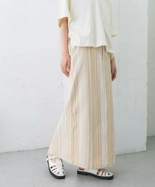 KBF / ケービーエフ スカート | ストライプペンシルスカート | 詳細24
