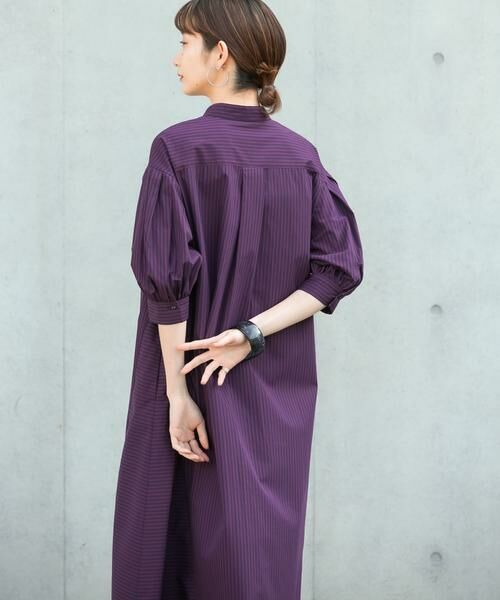 KBF / ケービーエフ ワンピース | ストライプパフスリーブワンピース | 詳細2