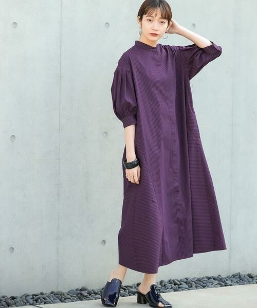 KBF / ケービーエフ ワンピース | ストライプパフスリーブワンピース | 詳細6