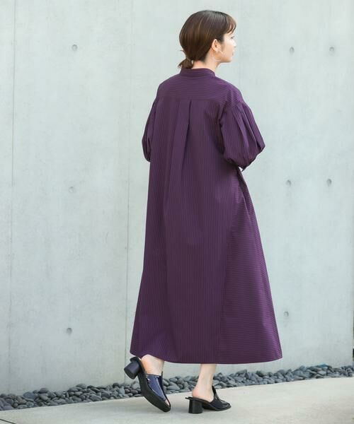 KBF / ケービーエフ ワンピース | ストライプパフスリーブワンピース | 詳細7