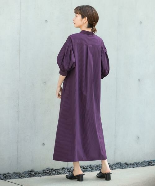 KBF / ケービーエフ ワンピース | ストライプパフスリーブワンピース | 詳細8