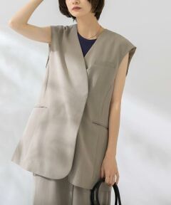 KBF / ケービーエフ その他アウター | ラウンドノーカラージレ