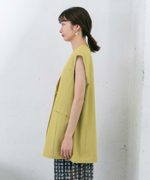 KBF / ケービーエフ その他アウター | ラウンドノーカラージレ | 詳細8