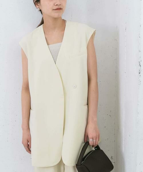 KBF / ケービーエフ その他アウター | ラウンドノーカラージレ | 詳細20