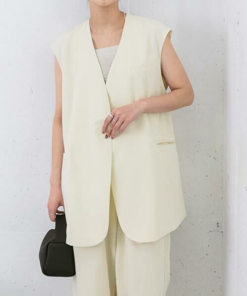 KBF / ケービーエフ その他アウター | ラウンドノーカラージレ | 詳細21