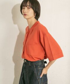 KBF / ケービーエフ ニット・セーター | ルーズシルエットニットシャツ