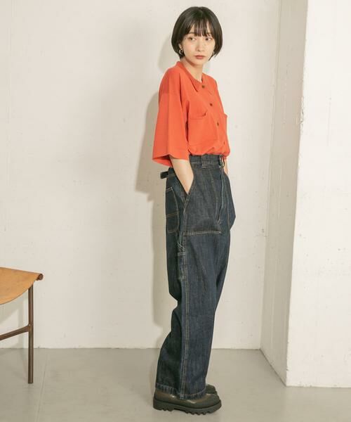 KBF / ケービーエフ ニット・セーター | ルーズシルエットニットシャツ | 詳細5