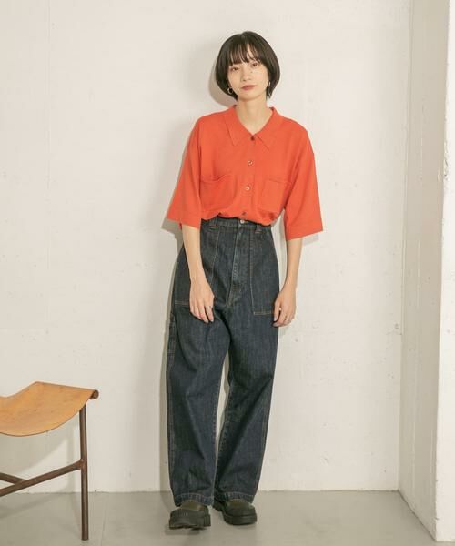 KBF / ケービーエフ ニット・セーター | ルーズシルエットニットシャツ | 詳細6