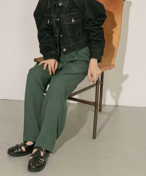 KBF / ケービーエフ その他パンツ | センタープレスWIDEスラックス | 詳細6