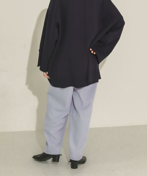 KBF/ケービーエフ センタープレスWIDEスラックス ラベンダー one KBF/ケービーエフ センタープレスWIDEスラックス ラベンダー one