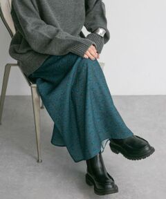 KBF / ケービーエフ スカート | レオパードプリントロングスカート