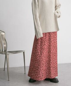 KBF / ケービーエフ スカート | レオパードプリントロングスカート