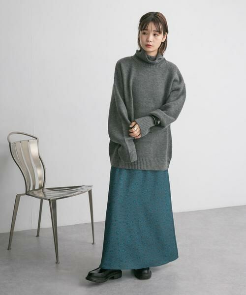 KBF / ケービーエフ スカート | レオパードプリントロングスカート | 詳細4