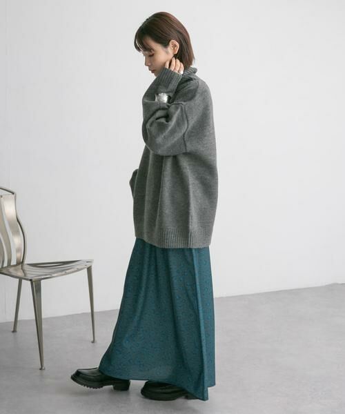 KBF / ケービーエフ スカート | レオパードプリントロングスカート | 詳細5