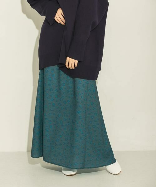 KBF / ケービーエフ スカート | レオパードプリントロングスカート | 詳細6