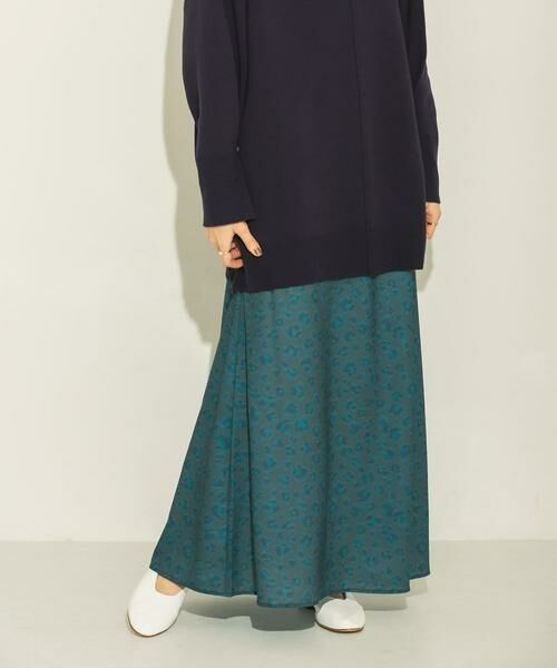 KBF / ケービーエフ スカート | レオパードプリントロングスカート | 詳細7