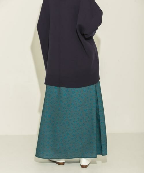 KBF / ケービーエフ スカート | レオパードプリントロングスカート | 詳細9