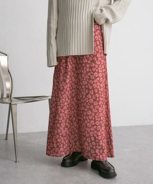 KBF / ケービーエフ スカート | レオパードプリントロングスカート | 詳細14