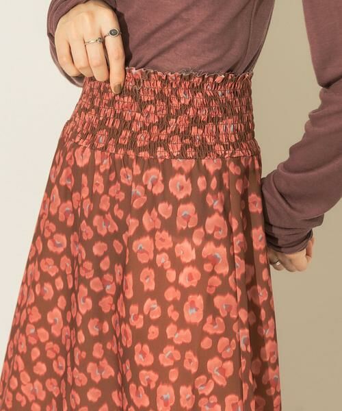 KBF / ケービーエフ スカート | レオパードプリントロングスカート | 詳細26