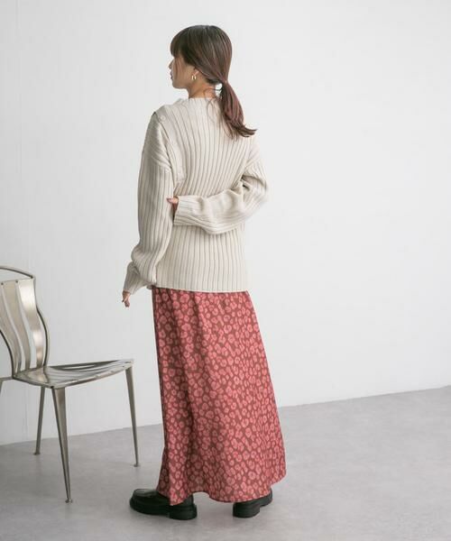 KBF / ケービーエフ スカート | レオパードプリントロングスカート | 詳細18