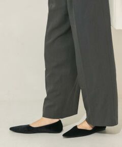 KBF / ケービーエフ パンプス | ポインテッドトゥフェイクファーパンプス