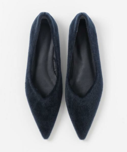 KBF / ケービーエフ パンプス | ポインテッドトゥフェイクファーパンプス | 詳細4
