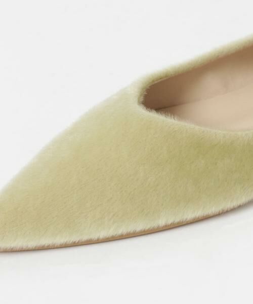 KBF / ケービーエフ パンプス | ポインテッドトゥフェイクファーパンプス | 詳細10