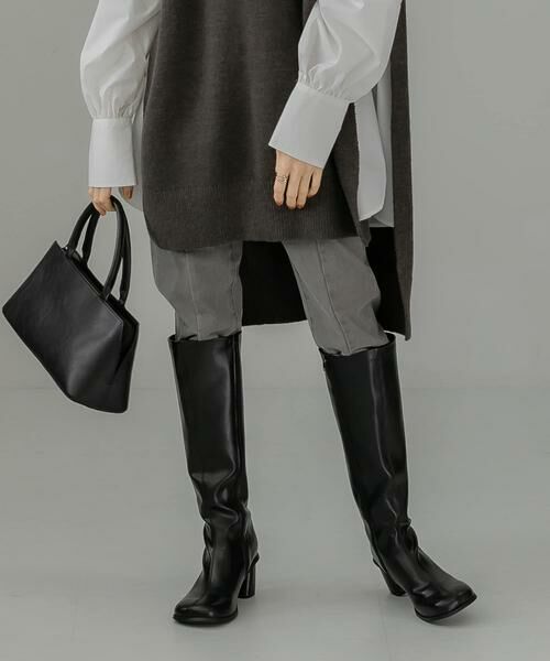 KBF / ケービーエフ ブーツ（ショート丈） | フェイクレザーロングブーツ | 詳細1