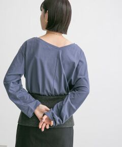 KBF / ケービーエフ Tシャツ | アシメネックカットソー