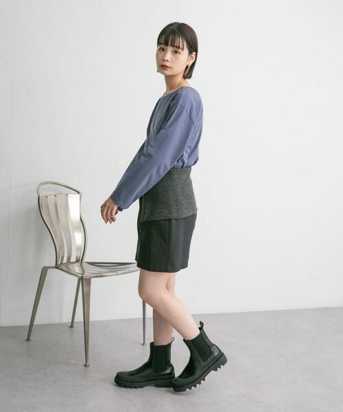 KBF / ケービーエフ Tシャツ | アシメネックカットソー | 詳細6