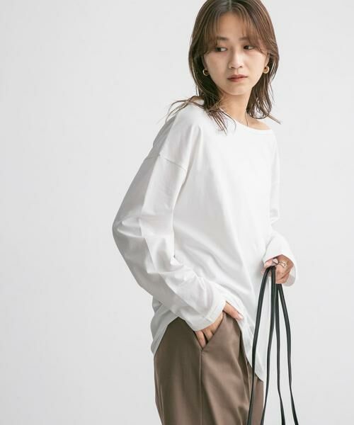 KBF / ケービーエフ Tシャツ | アシメネックカットソー | 詳細12