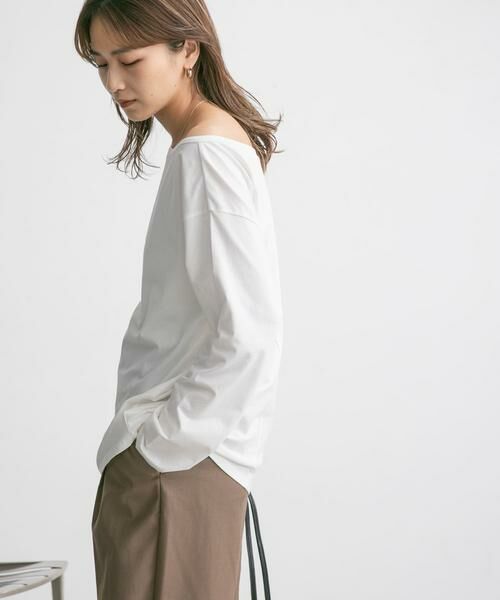 KBF / ケービーエフ Tシャツ | アシメネックカットソー | 詳細13