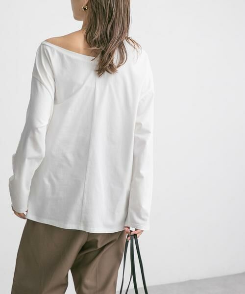 KBF / ケービーエフ Tシャツ | アシメネックカットソー | 詳細14