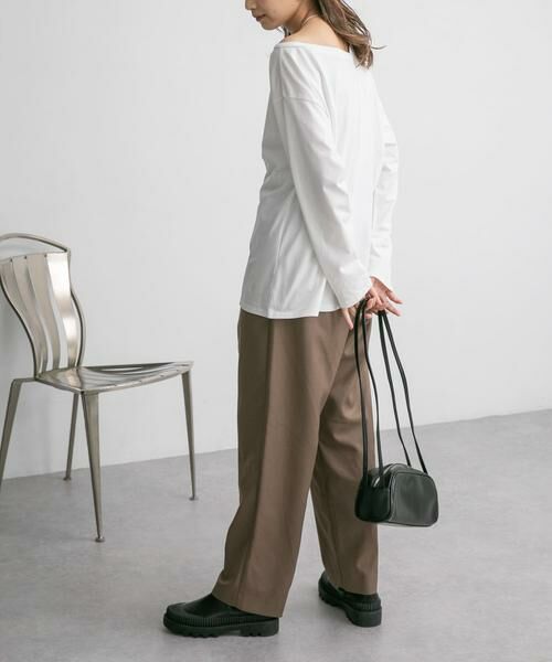 KBF / ケービーエフ Tシャツ | アシメネックカットソー | 詳細15