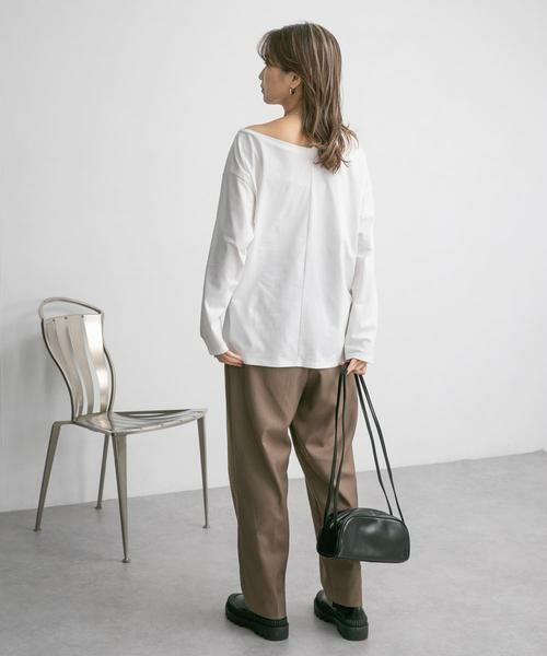 KBF / ケービーエフ Tシャツ | アシメネックカットソー | 詳細17