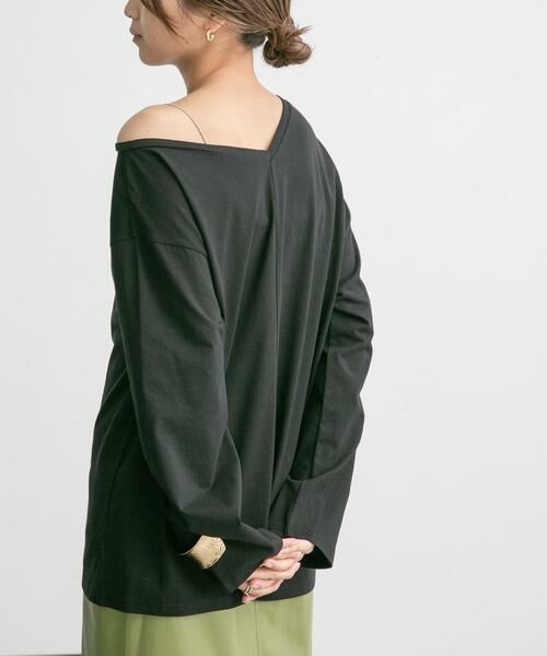 KBF / ケービーエフ Tシャツ | アシメネックカットソー | 詳細19