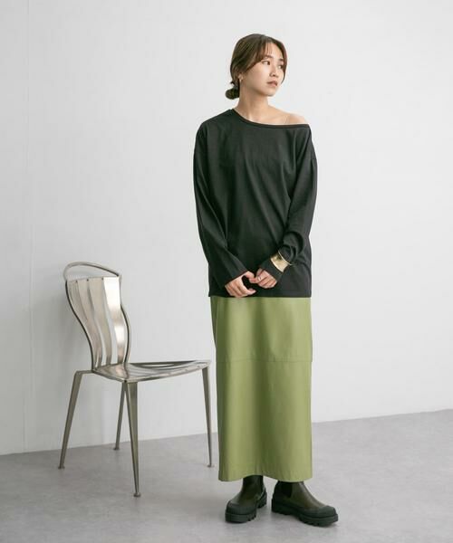 KBF / ケービーエフ Tシャツ | アシメネックカットソー | 詳細22