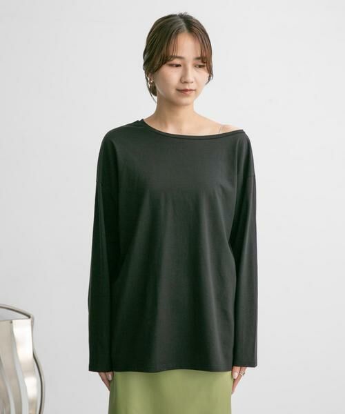 KBF / ケービーエフ Tシャツ | アシメネックカットソー | 詳細25