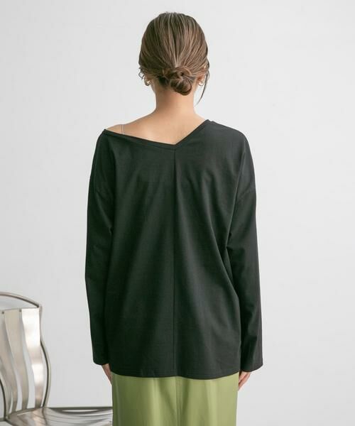 KBF / ケービーエフ Tシャツ | アシメネックカットソー | 詳細27