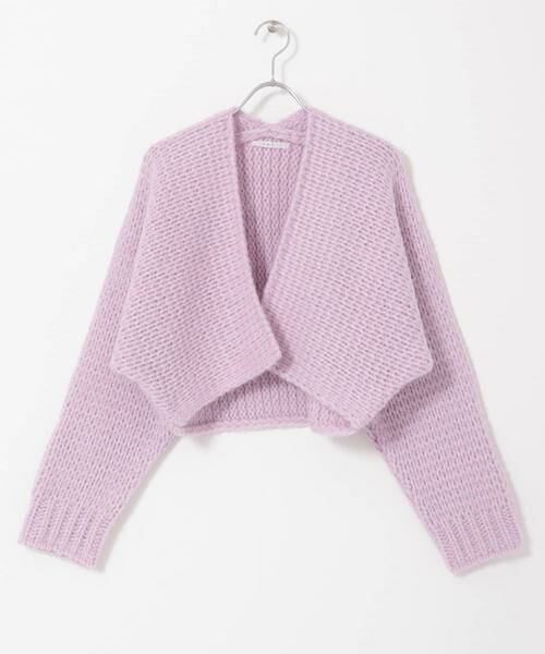 KBF / ケービーエフ カーディガン・ボレロ | ローゲージショートニットカーディガン | 詳細12